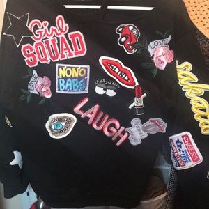 TouchDolls patches sweater
